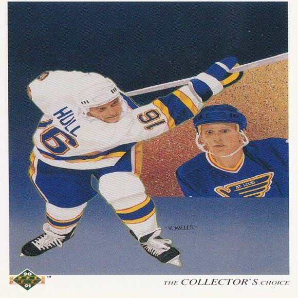 Brett Hull Hockey Card Collection - Picture 4 of 13